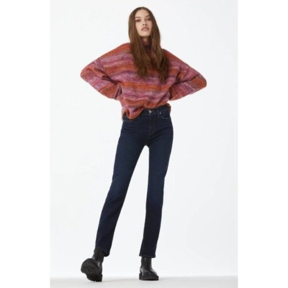 HUDSON JEANS Space Dye Mock Neck Sweater - NWT - Picture 6 of 6